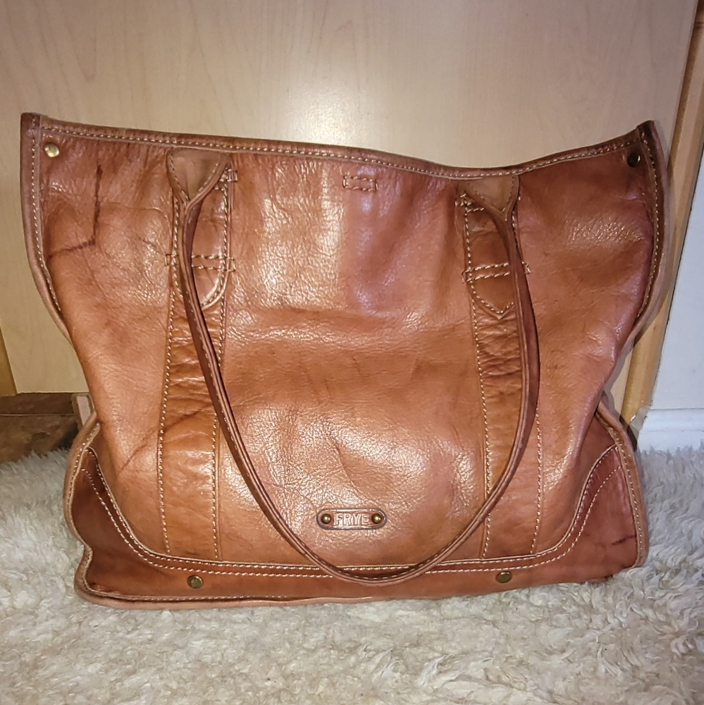 Frye leather tote